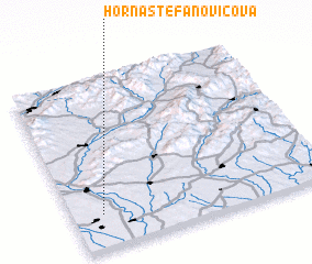 3d view of Horná Štefanovičová