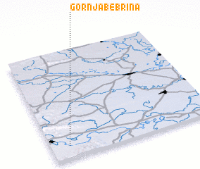 3d view of Gornja Bebrina