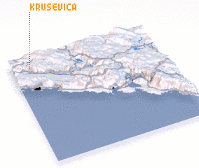 3d view of Kruševica