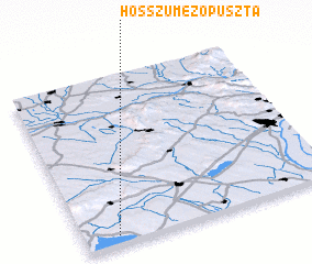 3d view of Hosszúmezőpuszta