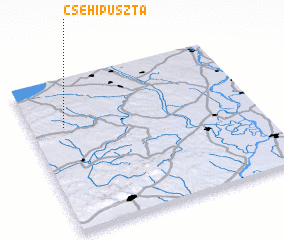 3d view of Csehipuszta