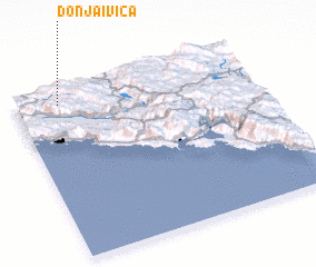 3d view of Donja Ivica