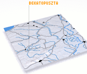 3d view of Békatópuszta