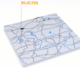 3d view of Miłaczew