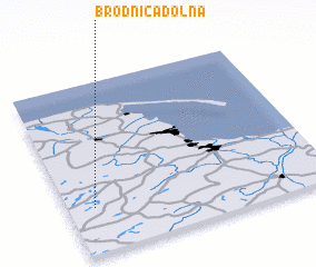 3d view of Brodnica Dolna