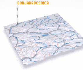 3d view of Donja Babešnica