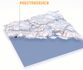 3d view of Podstraševica