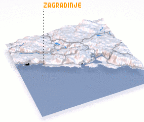 3d view of Zagradinje