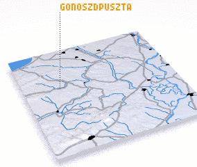 3d view of Gonoszdpuszta