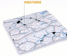 3d view of Podstupně