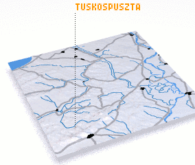 3d view of Tuskóspuszta