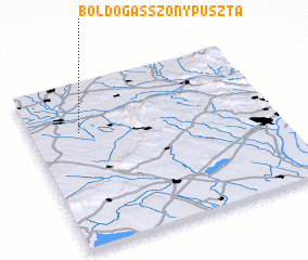 3d view of Boldogasszonypuszta