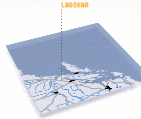 3d view of Ladskär