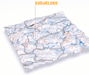 3d view of Donje Luko