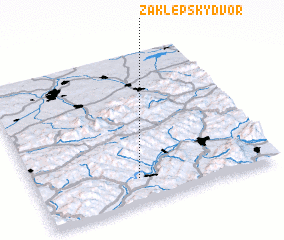 3d view of Zaklepský Dvor