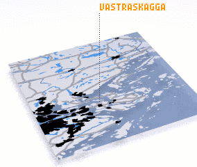 3d view of Västra Skägga