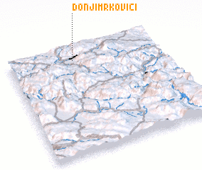 3d view of Donji Mrkovići