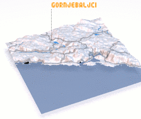 3d view of (( Gornje Baljci ))