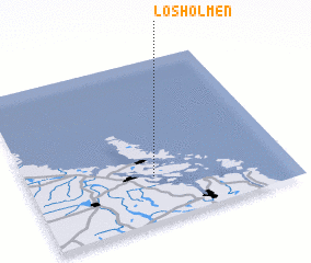 3d view of Lösholmen