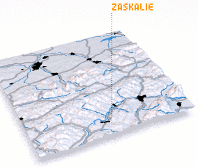 3d view of Záskalie