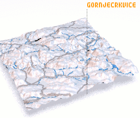 3d view of Gornje Crkvice