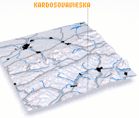 3d view of Kardošova Vieska