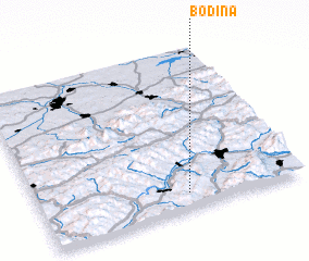 3d view of Bodiná