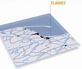 3d view of Zła Wieś