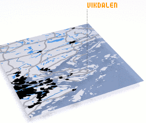 3d view of Vikdalen