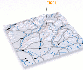 3d view of Cigeľ