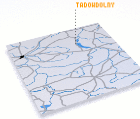 3d view of Tądów Dolny