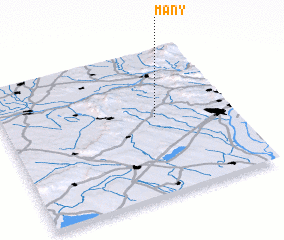 3d view of Mány