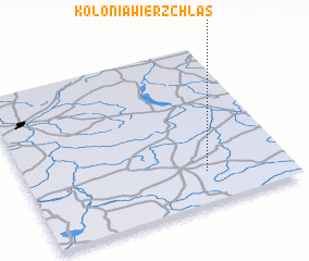 3d view of Kolonia Wierzchlas