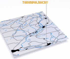 3d view of Toruń Północny