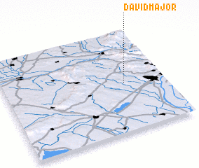 3d view of Dávidmajor