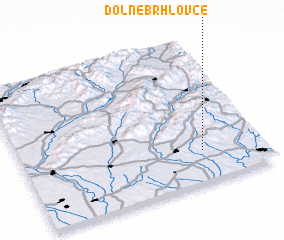 3d view of Dolné Brhlovce