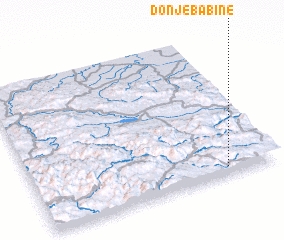 3d view of Donje Babine