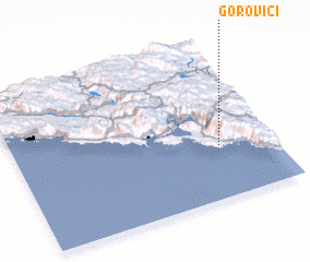 3d view of Gorovići