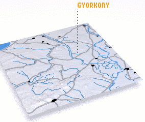 3d view of Györköny