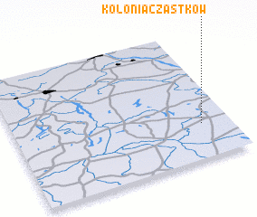 3d view of Kolonia Cząstków