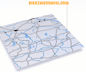 3d view of Bierzwienna Kolonia