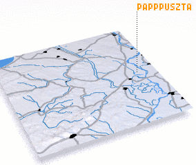 3d view of Papp-puszta