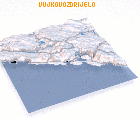 3d view of Vujkovo Ždrijelo