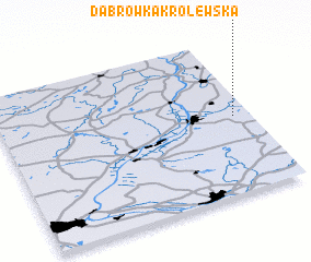 3d view of Dąbrówka Królewska