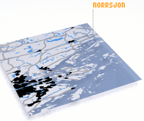 3d view of Norrsjön