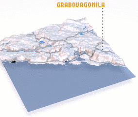 3d view of Grabova Gomila