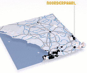 3d view of Noorder-Paarl