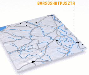 3d view of Borsoshátpuszta