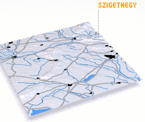 3d view of Szigethegy