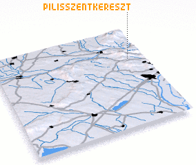 3d view of Pilisszentkereszt